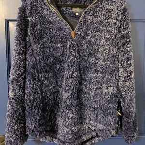 Simply southern Sherpa half zip